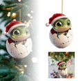 thumbnail image 1 of Unique And Beautiful Decorated Acrylic Pendant With Beautiful Patterns And Ribbon Diameter Suitable For Indoor And Outdoor Decoration Holiday Party Decoration Guitar Christmas Ornament That Makes, 1 of 3