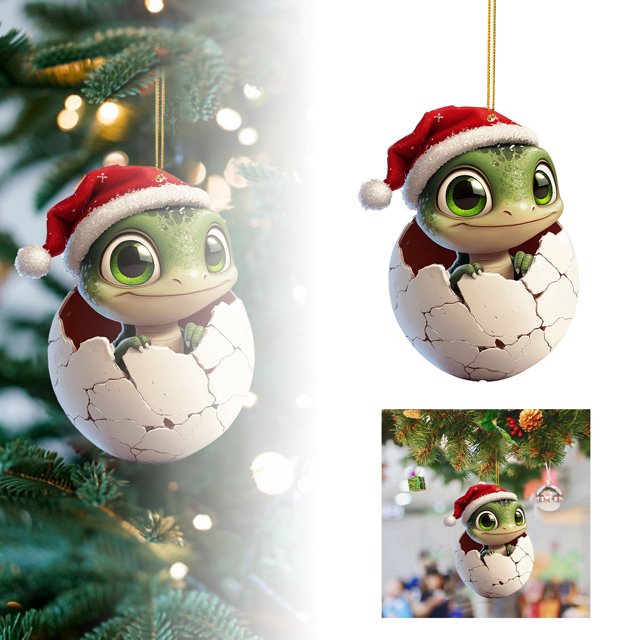 Unique And Beautiful Decorated Acrylic Pendant With Beautiful Patterns And Ribbon Diameter Suitable For Indoor And Outdoor Decoration Holiday Party Decoration Guitar Christmas Ornament That Makes