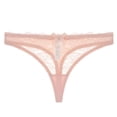 thumbnail image 1 of Sous-vêtements pour Femmes en Maille Transparente Lingerie Broderie Soutien-Gorge et String et Bas, 1 of 5