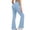 Blue, variant on Soki Seamless Leggings Butt Lifting Flared Legging for Women Gym Slim Fit Tummy Control Yoga Pants