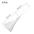 thumbnail image 2 of Unique Bargains 6.5' Silky Bookmark Tassels with Loop for DIY Craft Accessory, 8Pack White, 2 of 5