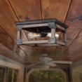 thumbnail image 2 of Dunning 2 Light Flush Mount Light Fixture - Stardust, 13-1/2'', 2 of 5