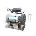 thumbnail image 3 of Almencla Mini Bench Grinder Bench Grinding Tool DIY Supplies Multifunction Sturdy Benchtop Sander Polisher for Tabletop Edge Polishing B, 3 of 8