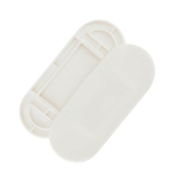 Support de Barre d'Alimentation, Organiseur de Câbles Mural, Support Adhésif Sans Perçage, Support de Routeur et d'Adaptateur, Fixateur de Gestion de Cordon Blanc