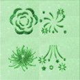 thumbnail image 1 of Ahgly Company Tapis d'Intérieur Lavable à la Machine, Carré, Transitionnel, Vert Menthe, Tapis de Zone, 5 Pieds Carré, 1 of 7