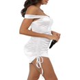 thumbnail image 4 of Women‘s Sleeveless Off Shoulder Dress in Solid Color, 4 of 6