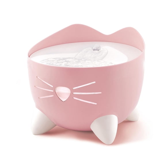 Catit PIXI Fontaine pour Chat Rose Pâle 2.5L