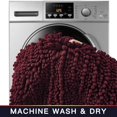 thumbnail image 5 of CPDD Bathroom Rug Non Slip Bath Mat (32x20 Inch Burgundy) Water Absorbent Super Soft Shaggy Chenille Machine Washable Dry Extra Thick Perfect Absorbant Best Large Plush Carpet for Shower Floor, 5 of 5