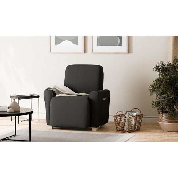 Couverture inclinable souple SmartFit Pixel Soft, 4 pièces, noire