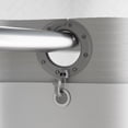 thumbnail image 3 of Zenna Home InstaCurtain Fabric Hotel Shower Curtain, White, 3 of 5