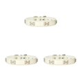 thumbnail image 4 of Maytalsory Comfortable Wear Cat Collar In Multiple Sizes With Stylish PU PU Cat Collar Dogs Collars white 1.5*37cm 3Set, 4 of 6
