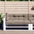 thumbnail image 1 of vidaXL Pallet Cushions 3 pcs Taupe Fabric, 1 of 5
