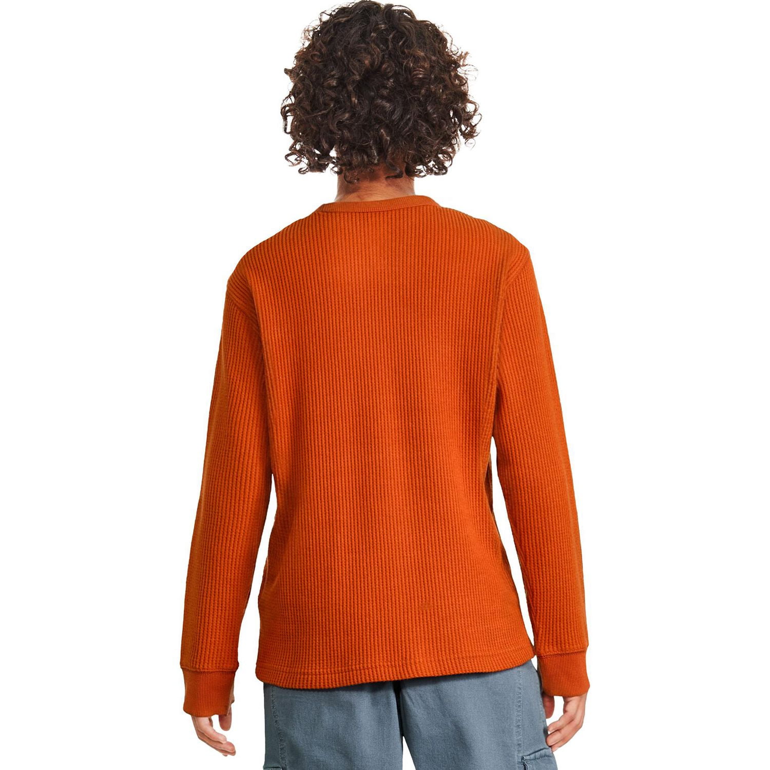 George Boys' Long-Sleeve Waffle Knit T-Shirt