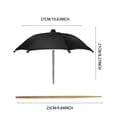 thumbnail image 2 of YWIYIUD 2PCS Portable Outdoor PlantUmbrella Reusable and Practical Mini Parasol Umbrella Suitable for Patio Balcony Courtyard Backyard Porch Roof Greenhouse Farm and Flower, 2 of 8