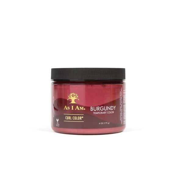 As I Am Curl Color - Bordeaux - 6 Onces - Gel Colorant et Recourbant - Couleur Temporaire - Tenue Moyenne - Vegan et Sans Cruauté