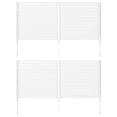 thumbnail image 1 of Costway 2 PCS 48" L x 46" H Air Conditioner Fence Outdoor Privacy Fence Screen White, 1 of 8