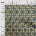 thumbnail image 1 of oneOone Cotton Poplin Fabric Paisley & Floral Ikat Print Fabric By Yard 42 Inch Wide, 1 of 4