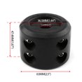 thumbnail image 3 of Winch Stopper For Truck UTV ATV SUV ORV Heavy Duty Rubber Rope Line Towing Hook With Allen And Hardware, 3 of 6