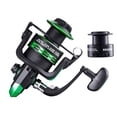thumbnail image 1 of Spinning Reel 13 Stainless Steel Shielded Bearings Powerful Baking Finish Body 5.11 Gear Ratio With Spare ,Rigid Aluminum Skeletal Frame, 1 of 6