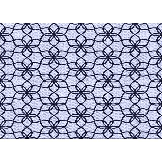 Ahgly Tapis Rectangulaire Lavable en Machine Intérieur Lavande Bleu, 7 Pieds x 9 Pieds