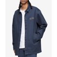 thumbnail image 2 of Calvin Klein Chemises à Logo Box Coupe Décontractée pour Hommes, Bleu Marine, Grand, 2 of 3