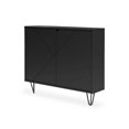 thumbnail image 1 of Slender Armoire de Rangement à 2 Portes (Noir), 1 of 2