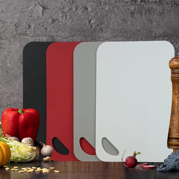 Birdeem Cutting Board Set,Kitchen Cutting Boards with Non Slip Feet,Dishwasher Safe Plastic Chopping Boards for Fruits Vegetables Meats,Double Sided Cutting Boards for Kitchen,4 Pack