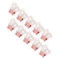 thumbnail image 3 of Office Binder Clips, Strong Clamping Power Plating Process 100pcs Binder Clips Cute  For Office For School Sunflower,Flower, 3 of 8