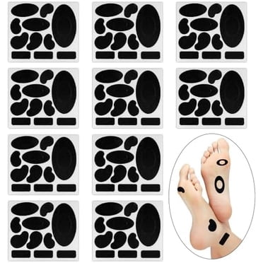 Elite Moleskin for Blisters, Pre-Cut Mole Skin Patches, 110 pcs - Essential for Feet Protection, Blister Prevention Pads - Moleskin for Feet - Elite Edition