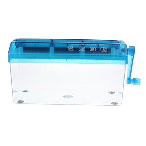 S SERENABLE Shredder manuel Shredter professionnel ménage petit Mini Déchiqueteuse de papier portable pour les notes Photos