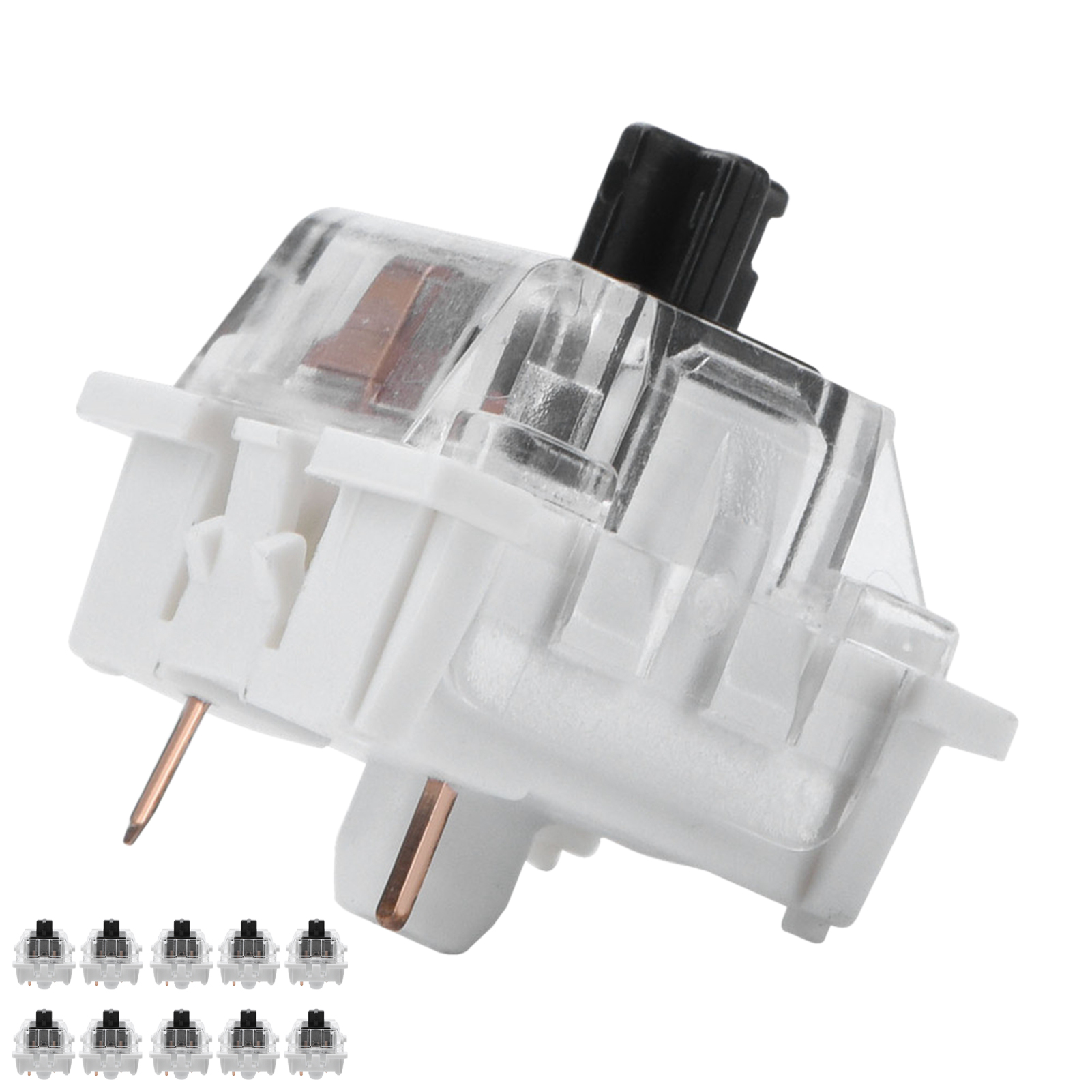 ,10 PCs Mechanical Keyboard Smart Functionality