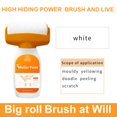 thumbnail image 4 of Growsl Repair Agent Wall Roller Paint 2 In 1 Roller Brush Wall Tool Wall Rolling Brush Roller Wall Paint Paste Portable Wall Paint Tool For Repairing Latex Paint Wall 500ml White, 4 of 4