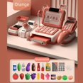 thumbnail image 2 of Caisse Enregistreuse pour Enfants, Caisse Enregistreuse de Jeu d'Imitation avec Numériseur, Calculatrice pour Aliments Découpables et Microphone, 2 of 8