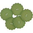 thumbnail image 1 of Mibo 5 Pcs Résine de Nylon - Forme Marguerite - Bouton Festif des Fêtes - 64L(40mm) - 2 Trous - Vert Pin, 1 of 4