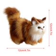 thumbnail image 4 of MesaSe PENGXAING Simulation Cat Toys Plush Toys Simulation Animal Models Children‘s Gifts, 4 of 4