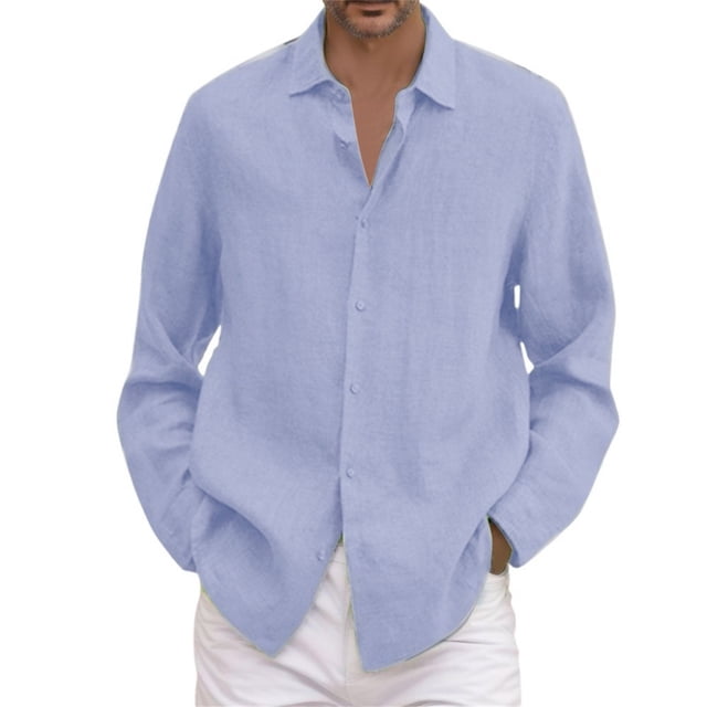 2025 Chemise Courte Décontractée Unie d'Été pour Homme Grande Taille Chemise Ample Combinaison Pyjama pour Homme Chemises de Designer à Col Rabattu pour Homme Chemise à Manches Longues pour Homme