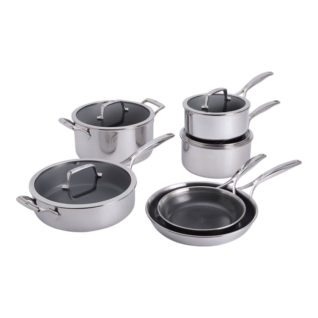 ZWILLING Peak Batterie de Cuisine en Acier Inoxydable 10 Pcs