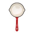thumbnail image 1 of Deep Frying Pan, Nonstick  Long Handle Even Heating Cooking Pan  for Home for Bar for Restaurant, 1 of 7