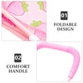 thumbnail image 3 of Shisuyan Kids Role Play Small Stroller Toy Baby Doll Stroller Simulation Dolls Stroller Toy Pretend Play Toy, 3 of 8