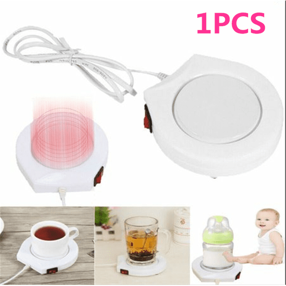 Cup Warmer Heater,HURRISE 1Pcs 110V White Electric Powered Cup Warmer Heater Pad Coffee Tea Milk Mug US Plug
