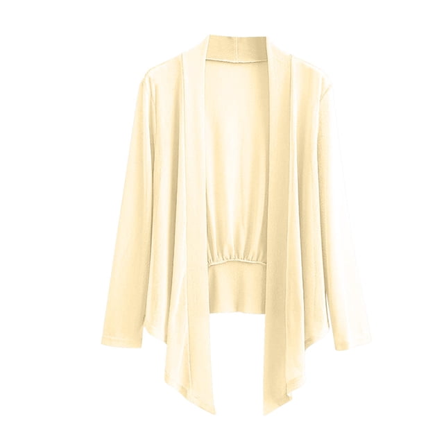 vdgthytj Womens Cardigan Lightweight Long Sleeve Open Front Mesh Tops Plus Size Casual Solid Color Cardigan