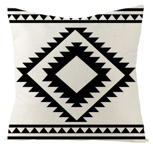 Agiferg Throw Pillow Covers Decorative Cotton Linen Cushion Case