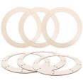 thumbnail image 2 of Shisuyan 6pcs Round Wreaths Frames DIY Circle Wooden Wreaths Frames Wreath Making Rings, 2 of 9