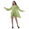thumbnail image 3 of Moomaya Robes Décontractées Femmes Rayonne Robe Mini à Manches Longues pour Femmes, 3 of 4
