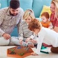 thumbnail image 4 of Portable Chinese Checkers Board Game with Marbles Wooden Chinese Checkers Board Game Board Game Hexagon Chinese Checkers Family Game Set Drawer Storage, 4 of 6
