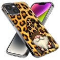 thumbnail image 2 of MUNDAZE Apple iPhone 12 Pro Shockproof Clear Hybrid Protective Phone Case Gnome Sunflower Leopard Cover, 2 of 6
