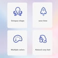 thumbnail image 4 of Amdohai Hair Curlers Set Octopus Shape Hair Rollers for Long Hair Overnight Curlers No Heat Sleep Curls Headband Hair Rollers Curling Rods for Natural Hair Styling, 4 of 6