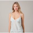 thumbnail image 1 of BLUSH LINGERIE Polka ICE BLUE LINGERIE CAMISOLE Top DREAMGIRL ( L ), 1 of 1