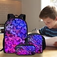 thumbnail image 5 of Wzzjkit Kids Backpack Starting Season 1-3 Grade Children's Backpack Three Piece Combination Set Single and Double Shoulder Bag Pencil Case Outdoor Backpack, 5 of 5