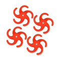 thumbnail image 1 of ZheElen Premium Archery Bow String Stabilizer Vibration Absorber Dampeners Enhanced Performance Red 1Set, 1 of 6